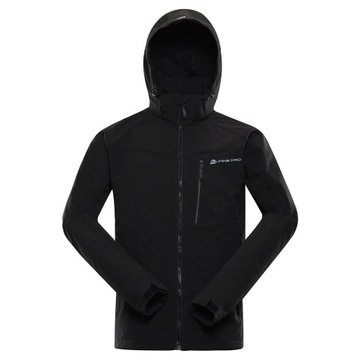 ALPINE PRO Kurtka trekkingowa męska softshell 8000 Lanc czarny r.L