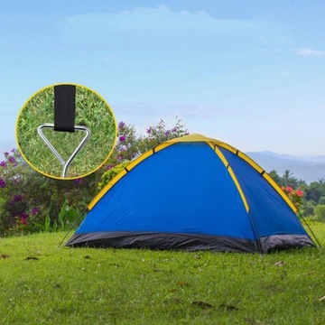 KOTWA DO PODŁOŻA DO TRAMPOLIN, HUŚTAWEK, 4 X KOTEW DO MOCOWANIA NAMIOTÓW