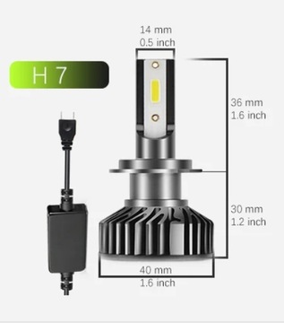 СВЕТОДИОДНЫЕ ЛАМПЫ F2 PRO H7 Plug&Play CSP IP68 CANBUS Ultra Strong 12000L