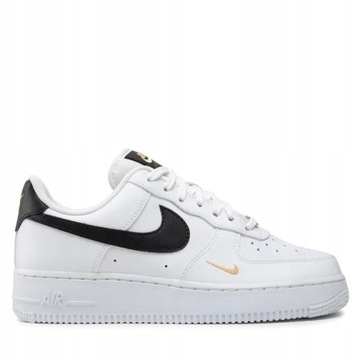 Buty Sportowe Męskie NIKE AIR FORCE 1 LOW 07 White Black Gold CZ0270-102 41