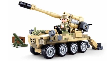Klocki Sluban czołg działo 159el. 56k