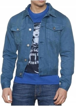 JACK JONES Katana Jeans Kurtka Niebieska Męska S