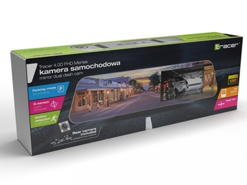 Автомобильная камера TRACER 4.0D FullHD MENSA G-сенсор, парковка, движение, задний