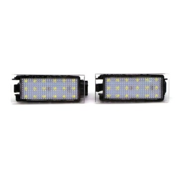 Renault Clio III, IV lampki rejestracji LED 2szt