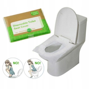 TOILETKA PODKŁADKA PAPIEROWA NA WC SEDES DESKĘ x50