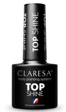 CLARESA TOP SHINE UV/LED 5ML HYBRYDA WARSTWA LEPKA
