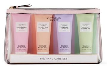 Victoria's Secret Zestaw 4 kremów do rąk + kosmetyczka Natural Beauty