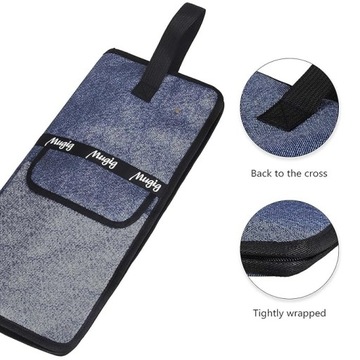 БОЛЬШАЯ СУМКА ДЛЯ БАРАБАННЫХ БИТ MUGIG, ВМЕСТИМОСТЬ ДО 12 ПАР КАЛОЧЕК