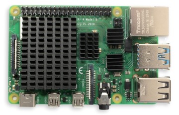 Набор из 4 радиаторов для Raspberry Pi 4B, большой для процессора