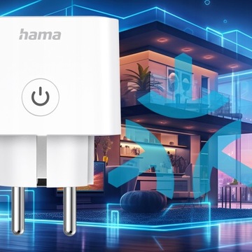 Hama Smart Intellent Wi -Fi Matter 3680W Tuya Timer Progrommer