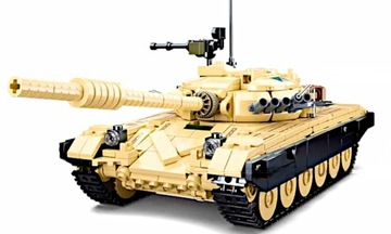 БЛОКИ Танк 2в1 Т-72Б3 Т-72М1 2в1 Российский Эсминец ВОЕННАЯ АРМИЯ 770 шт.