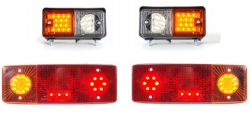 ZESTAW LAMP LED URSUS C-360 PRZÓD I TYŁ L+P WAŚ