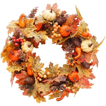 Autumn Front Door Wreath autumn harvest C