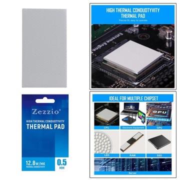 2x silikonowa podkładka termiczna nieprzewodz