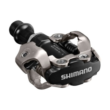 Pedały rowerowe SPD SHIMANO PD-M540 zatrzaskowe srebrne BOX + BLOKI SM-SH51