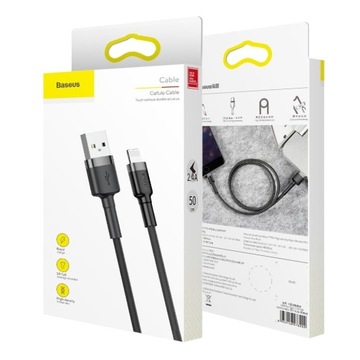 USB-КАБЕЛЬ BASEUS LIGHTNING ДЛЯ IPHONE 6 7 8 X 2,4 А