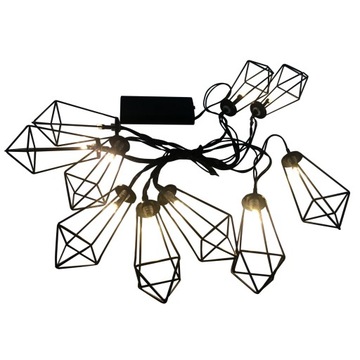 Lampki LED GIRLANDA LOFT SKANDI Żarówki BATERIE