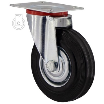 НАБОР ИЗ 4 ШТ. Полочная тележка WHEELS fi 125 41STGU125