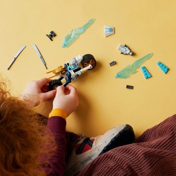 LEGO NINJAGO 71816 Ледяной мотоцикл в подарок Зейну