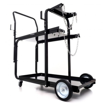 СВАРОЧНАЯ ТЕЛЕЖКА ДЛЯ СВАРОЧНЫХ МАШИН MIG MAG TIG И ПЛАЗМЕННЫХ РЕЗЦОВ ПОЛКИ КРЮКИ