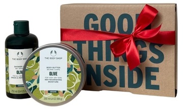 THE BODY SHOP Zestaw kosmetyków OLIVE GIFT Prezent Masło Żel OLIWKA