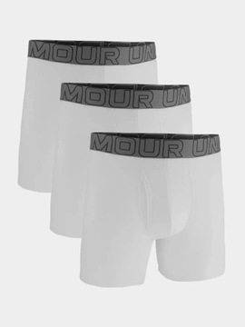 BOKSERKI MĘSKIE UNDER ARMOUR MAJTKI SPORTOWE BAWEŁNA KOMFORT 6" 1383889-100