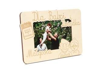 Подарок фоторамка ко Дню бабушки и дедушки