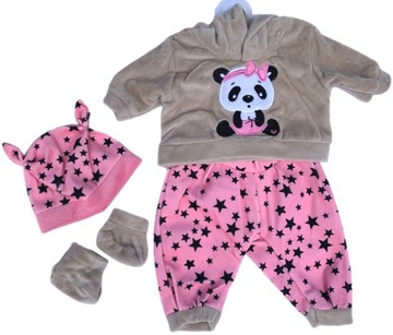 UBRANKA DLA LALKI 45 CM BOBAS BABY ŚPIOSZKI ZESTAW CIUSZKI BORN KOMPLET