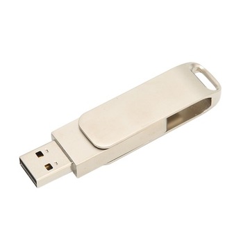 МЕТАЛЛИЧЕСКИЙ ФУНКЦИОНАЛЬНЫЙ НАКОПИТЕЛЬ DUAL DRIVE 256 ГБ USB-C ДЛЯ ТЕЛЕФОНА СЕРЕБРЯНЫЙ