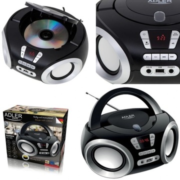 RADIO KUCHENNE BOOMBOX CD MP3 USB FM PRZENOŚNE LCD