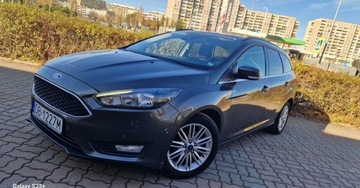 Ford Focus III Kombi Facelifting 1.0 EcoBoost 125KM 2018 Ford Focus Super Stan NawigacjaGrzane foteleTITANIUMZarejestrowany, zdjęcie 1
