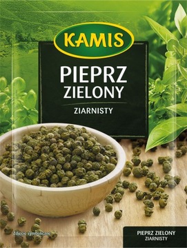 KAMIS Pieprz zielony ziarnisty w torebce 12g