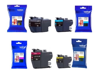 4 Oryginalne TUSZE BROTHER LC-3619XL BK+C+Y+M kpl.