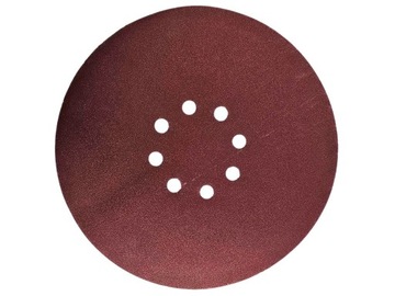 ШЛИФОВАЛЬНЫЙ ДИСК НА ВЕЛКРО 225ММ С 8 ОТВЕРСТИЯМИ P 100 10ШТ. БУМАГА ДЛЯ ЖИРАФА