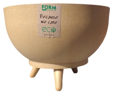 Misa Satina ECO na nogach 30 natural drewno donica