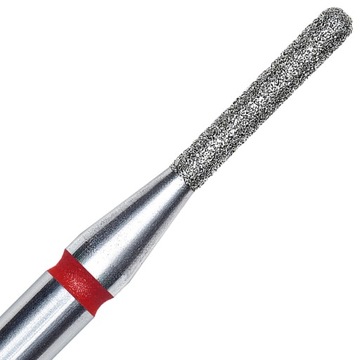 Staleks Frez Diamentowy Walec Zaokrąglony Czerwony 1,4/8 mm FA30R014/8