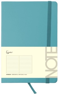 NOTES NOTATNIK 96 KARTEK A7 ANTRACYT LINIA