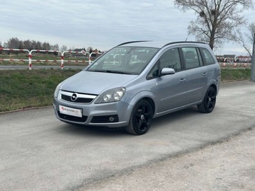 Opel Zafira B 1.8 ECOTEC 140KM 2007 Opel Zafira Raty 1.8 benz 140KM 7 osobowy Klima Alufelga Zarejestrowany G, zdjęcie 1