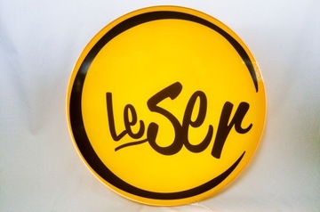 Круглый рекламный светодиодный короб из оргстекла GRAFIKA 80см