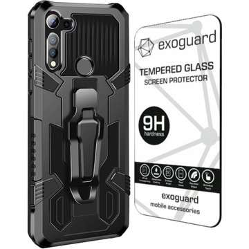 ETUI PANCERNE + SZKŁO do MOTOROLA MOTO G8 POWER