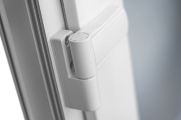 Двери магазина из ПВХ Пластиковое стекло/случайное стекло Белое 90 x 200