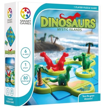 SMART GAMES GRA LOGICZNA DINOSAURS MYSTIC ISLAND 518426 IUVI GAMES