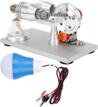LUX Model Generator Silnik Stirlinga z lampką LED