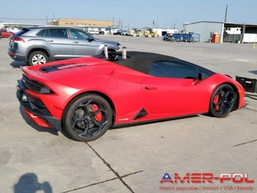 Lamborghini Huracan 2023 Lamborghini Huracan _EVO_Spyder_V10_5.2 L_602 km_2023r_7 340 KM 5.2 Benzyna, zdjęcie 3