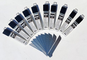 OSTRZA ZAPASOWE ŁAMANE Szerokość 18mm Długość 108mm 50 szt DO NOŻY DO TAPET