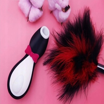 STYMULATOR MASAŻER ŁECHTACZKI WIBRATOR PINGWINEK