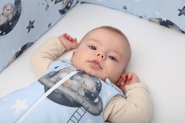 ŚPIWOREK NIEMOWLĘCY DO SPANIA DREAM BAWEŁNA 100% REGULOWANY BABYMAM