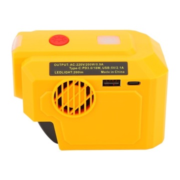 FALOWNIK 20V - 220V 200W ZMODYFIKOWANA FALA SINUSOIDALNA