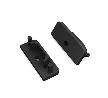 Zaślepka do profilu aluminiowego SURFACE14 gen2 z otworem czarny [2 szt] TO