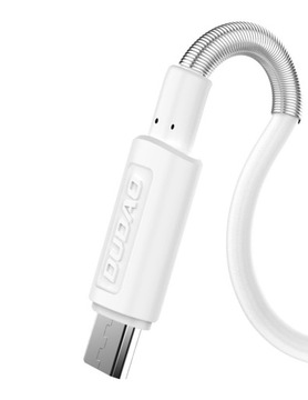 Сетевое зарядное устройство EU 2x USB 5 В/2,4 А + белый кабель micro USB